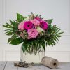 rosa Blumenstrauß als kleine Überraschung