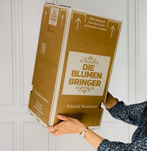 Blumen online bestellen im Karton