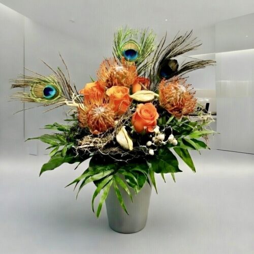 Strauß tropische Grüße